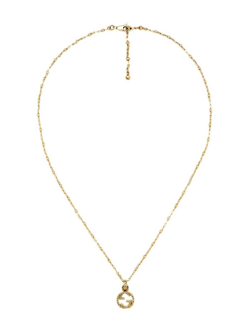 Gucci 18kt gold interlocking G necklace von Gucci