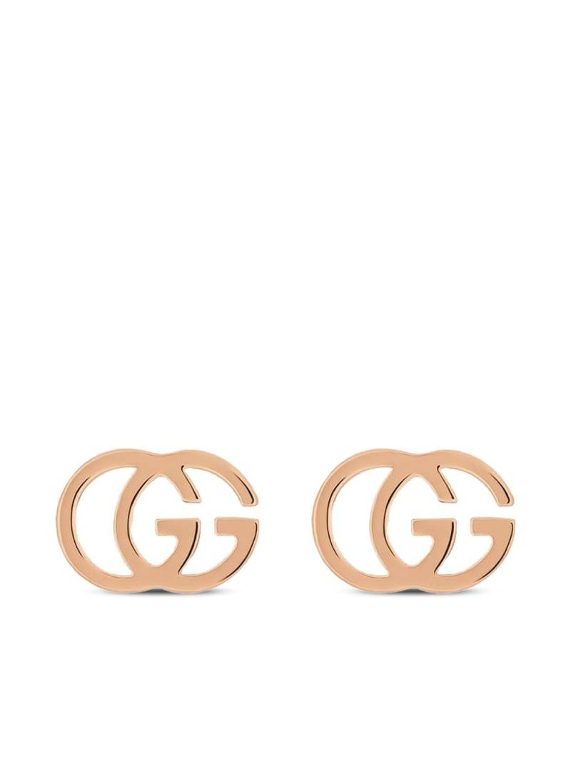 Gucci 18kt rose gold GG Running earrings - Pink von Gucci