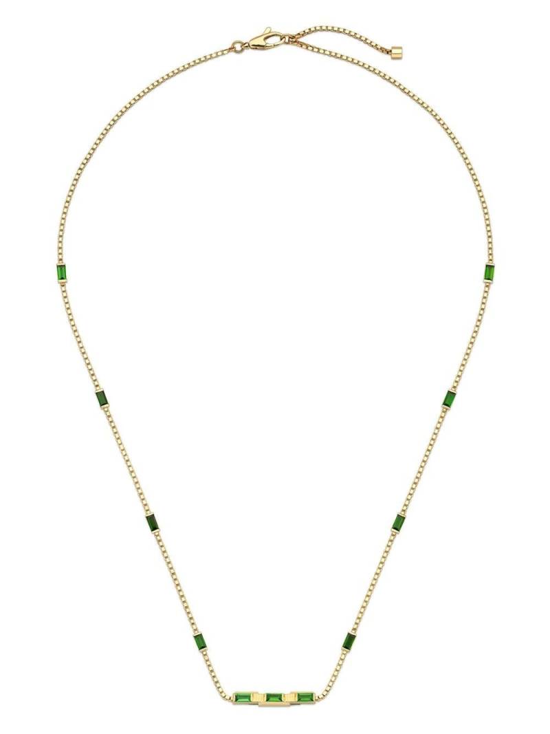 Gucci 18kt yellow gold Link to Love tourmaline necklace von Gucci