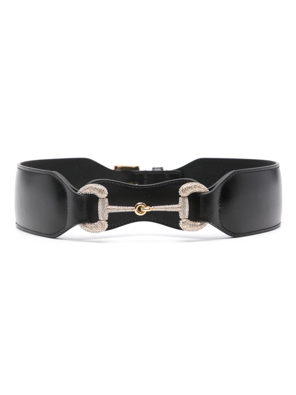 Gucci 1955 Horsebit leather belt - Black von Gucci