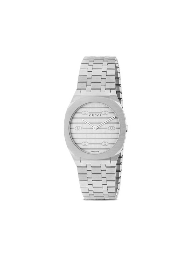 Gucci 25H 30mm - Silver von Gucci