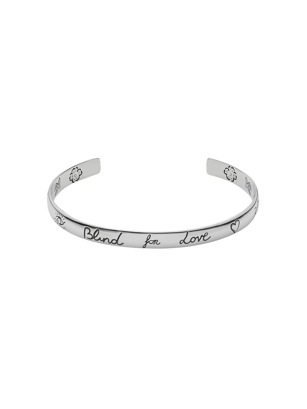 Gucci Blind For Love bracelet - Silver von Gucci