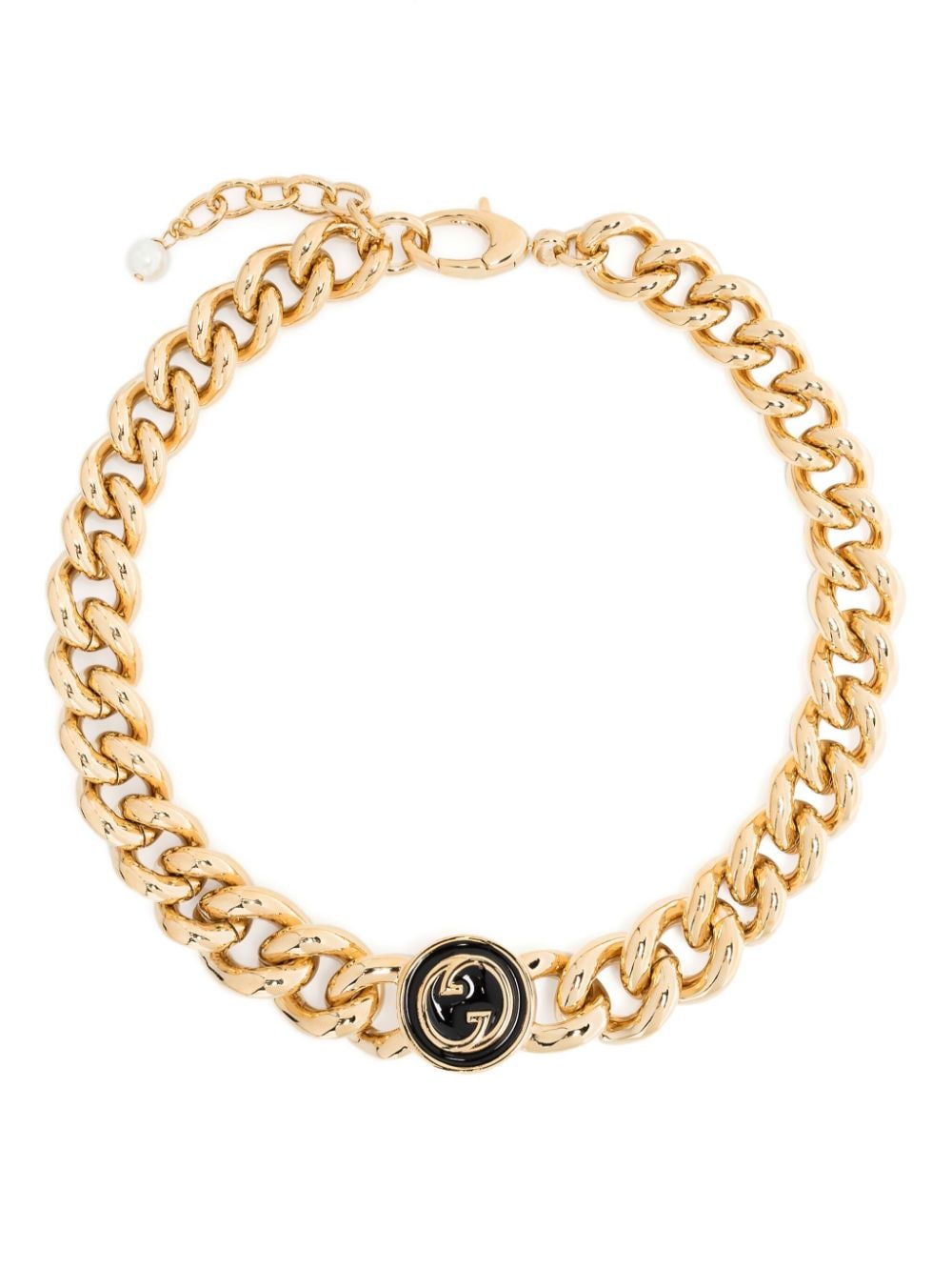 Gucci Blondie oversize-chain necklace - Gold von Gucci