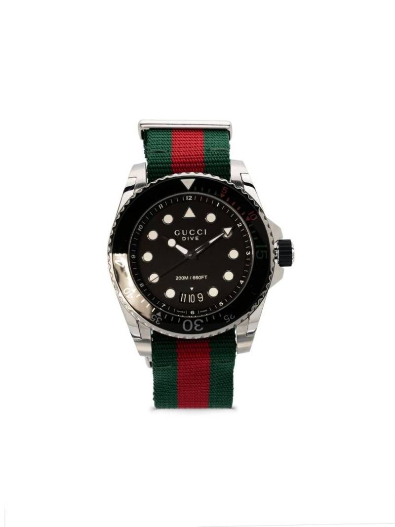 Gucci Dive 45mm - Green von Gucci