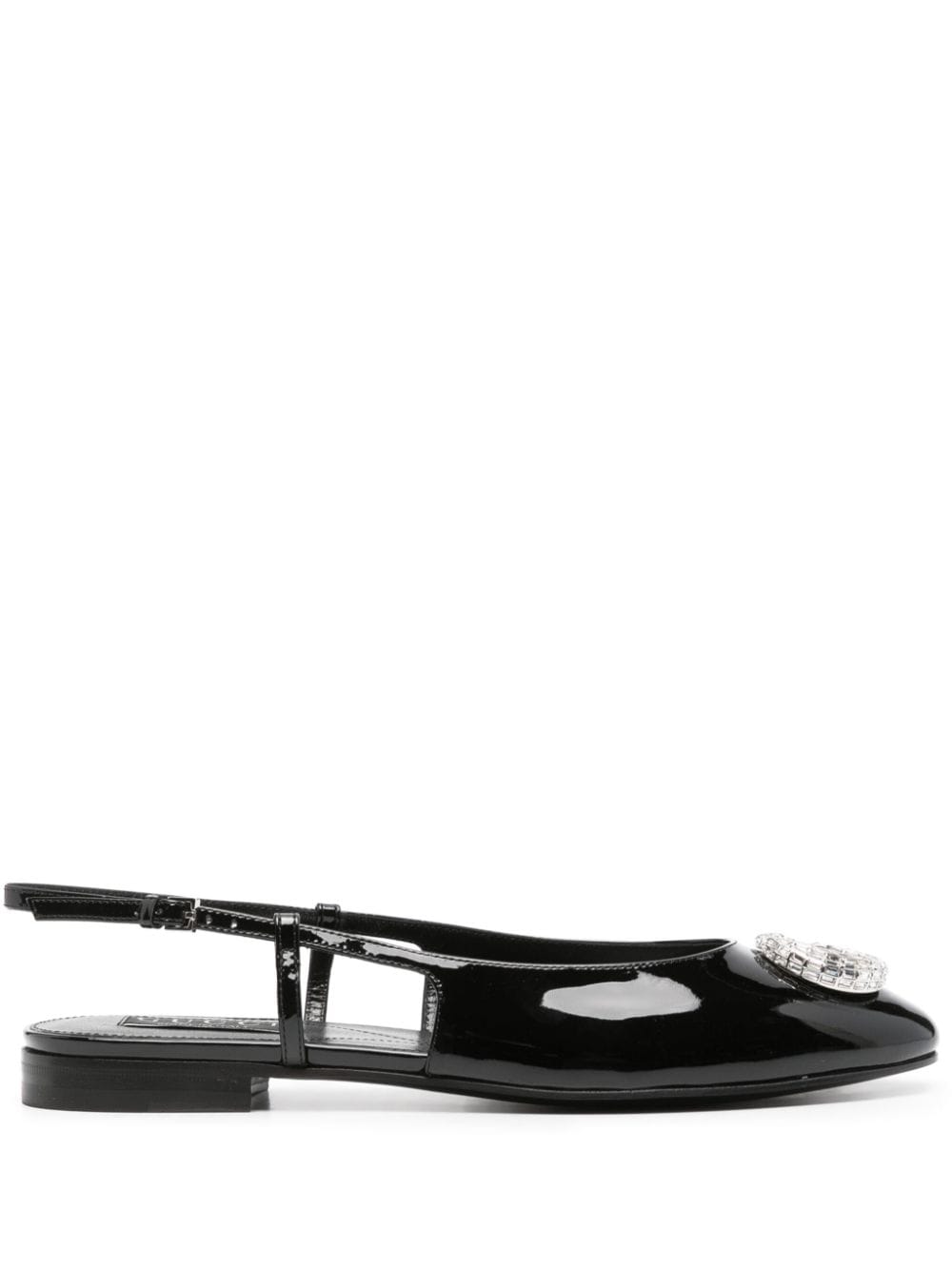 Gucci Double G ballerina shoes - Black von Gucci