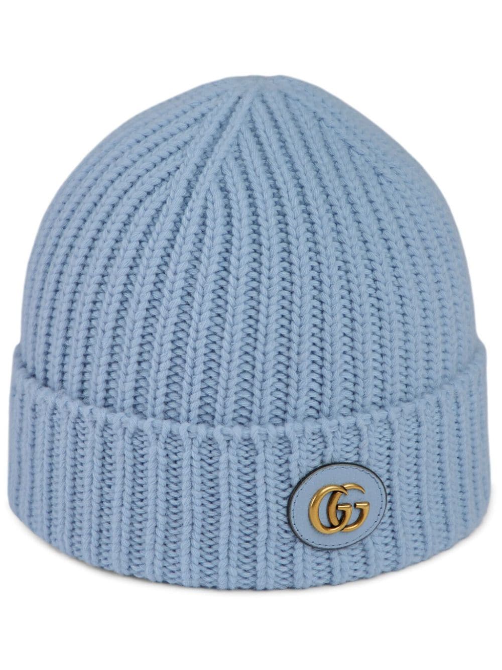 Gucci Double G cashmere beanie - Blue von Gucci