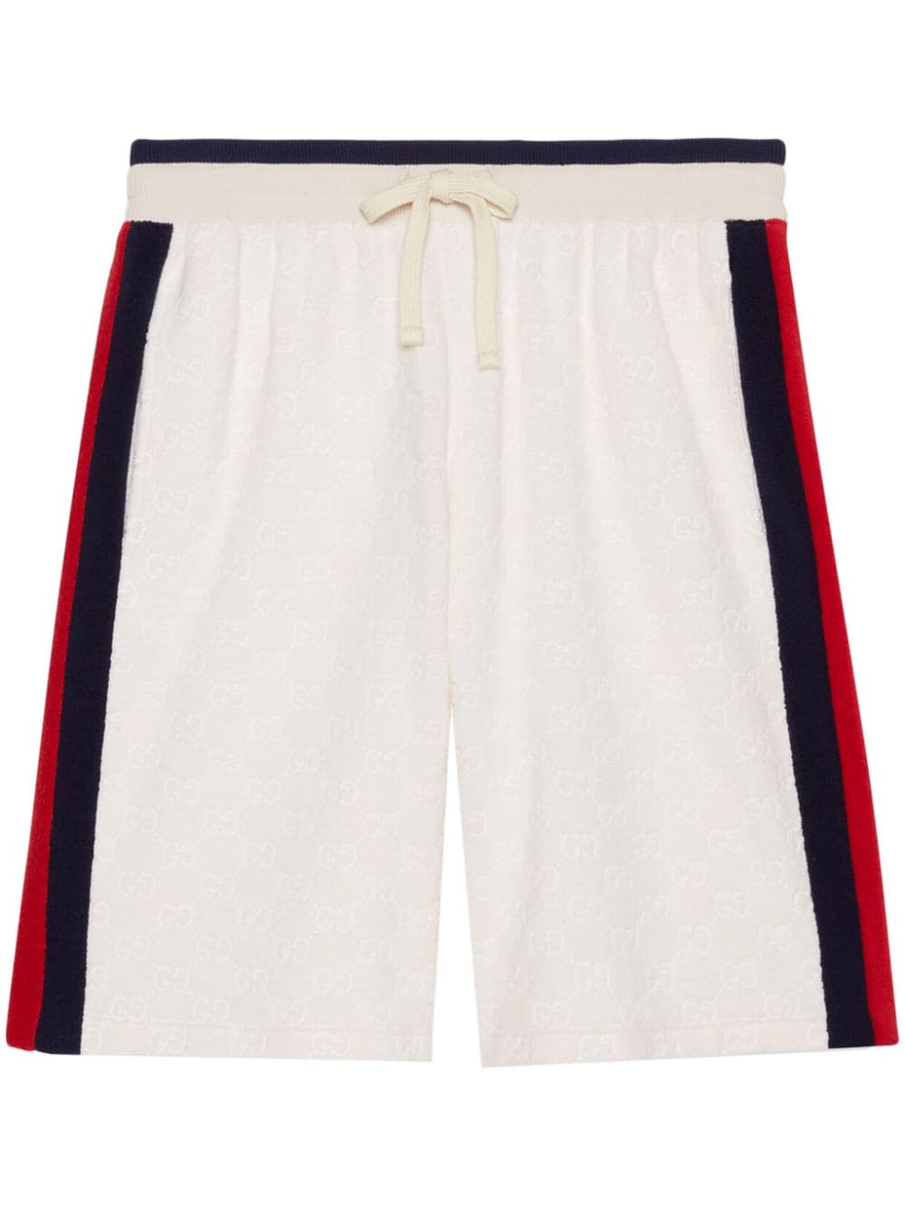 Gucci Double G cotton shorts - White von Gucci