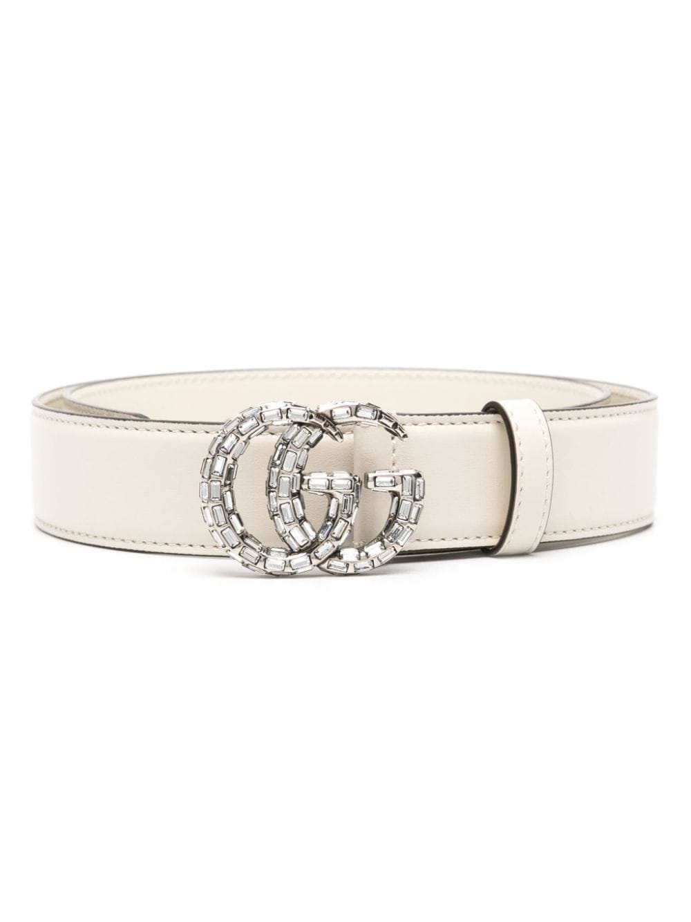 Gucci GG Marmont leather belt - White von Gucci