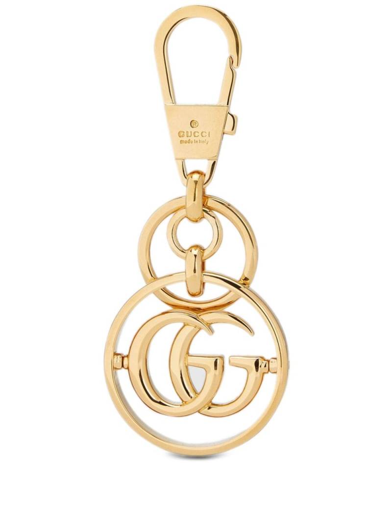 Gucci Double G logo keychain - Gold von Gucci
