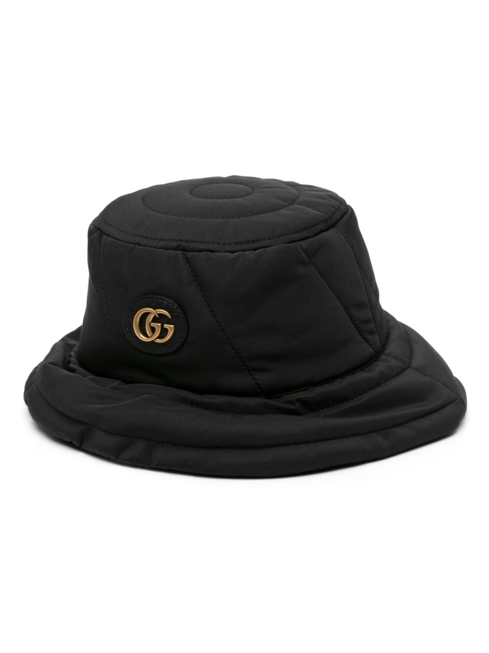 Gucci Double G-patch bucket hat - Black von Gucci