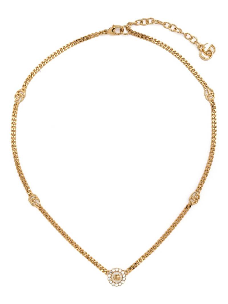 Gucci GG Marmont Double G pendant necklace - Gold von Gucci