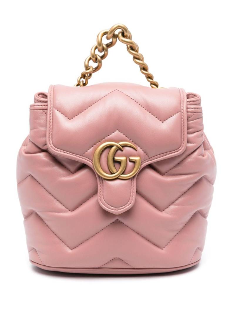 Gucci GG Marmont backpack - Pink von Gucci