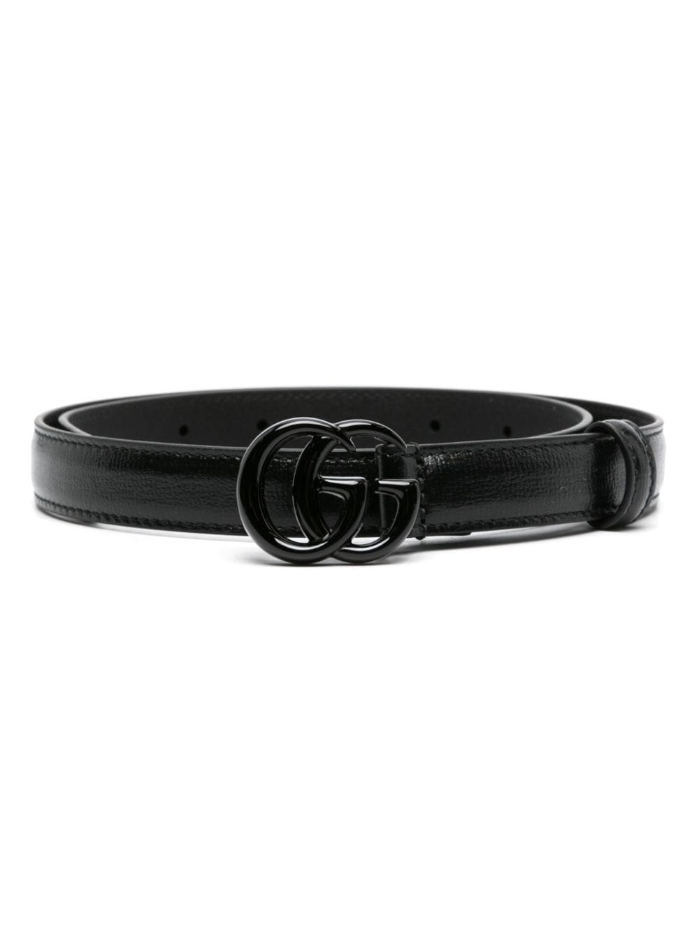 Gucci GG Marmont leather belt - Black von Gucci