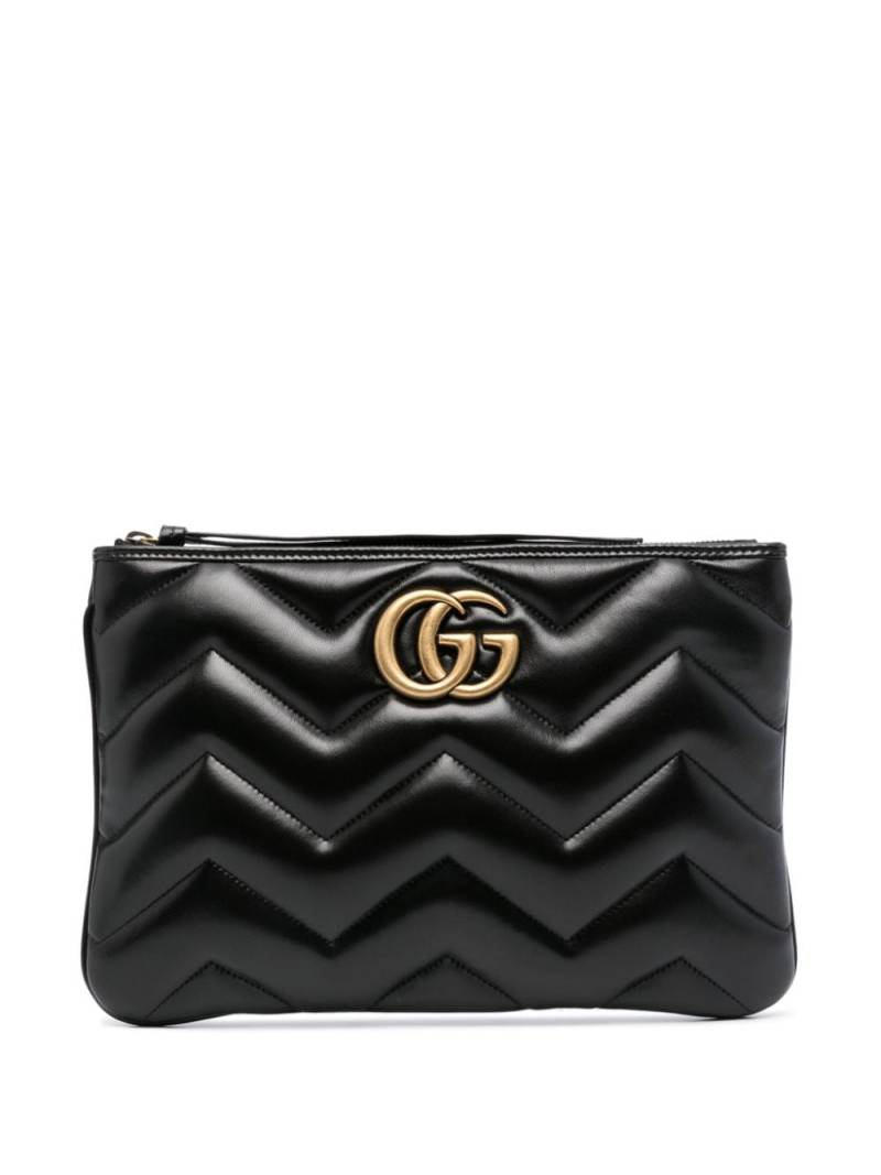 Gucci GG Marmont clutch bag - Black von Gucci