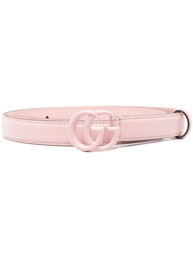 Gucci GG Marmont leather belt - Pink von Gucci