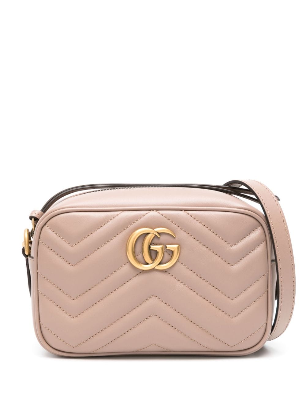 Gucci mini GG Marmont crossbody bag - Pink von Gucci