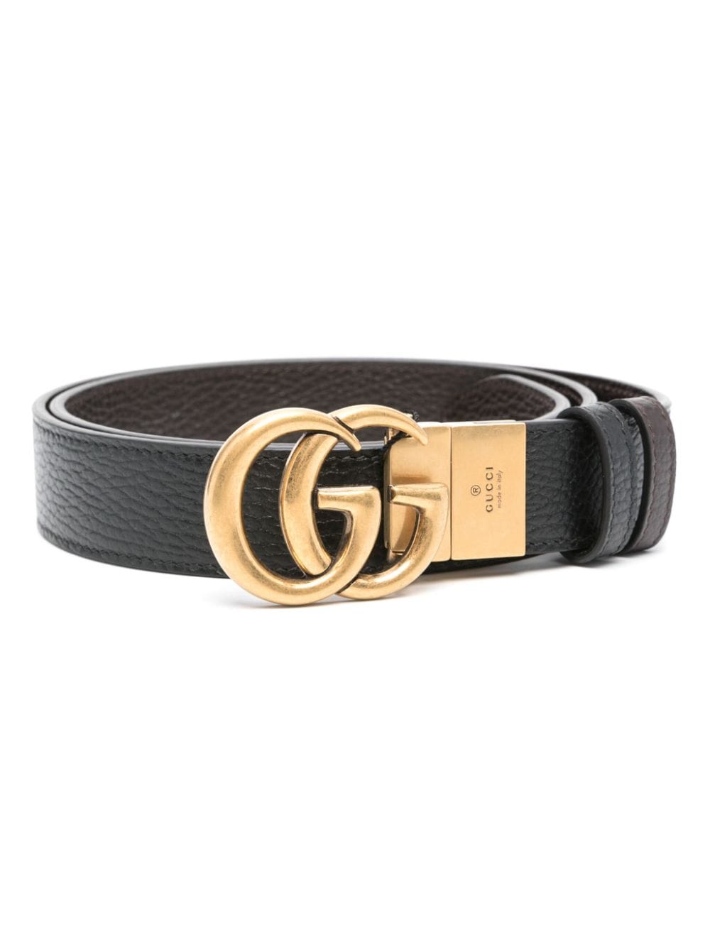 Gucci GG Marmont reversible belt - Black von Gucci
