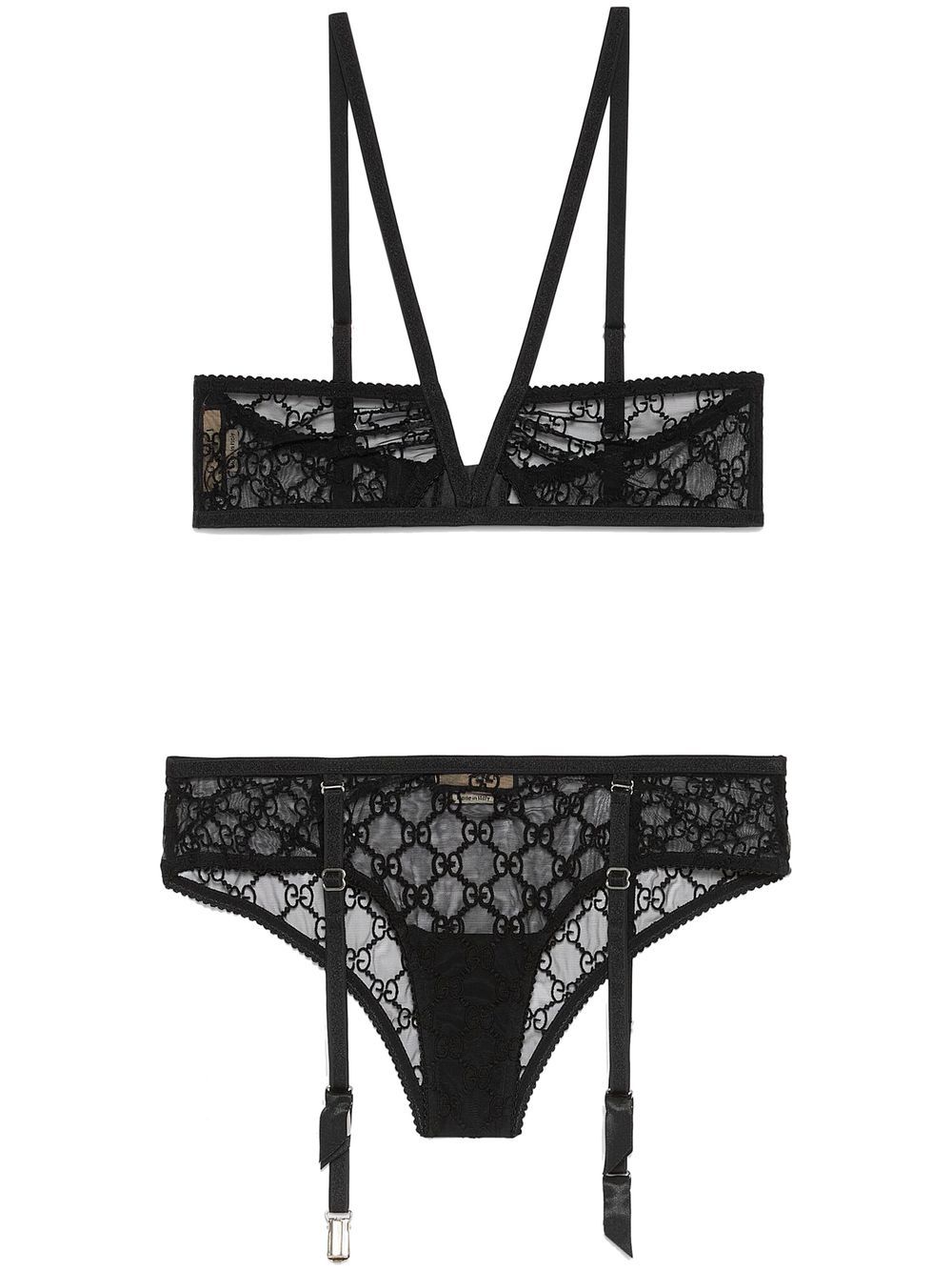 Gucci GG-Star lingerie set - Black von Gucci