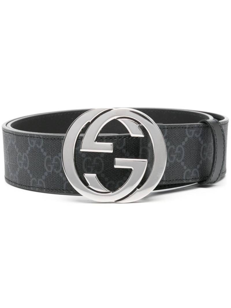 Gucci GG Supreme canvas belt - Black von Gucci