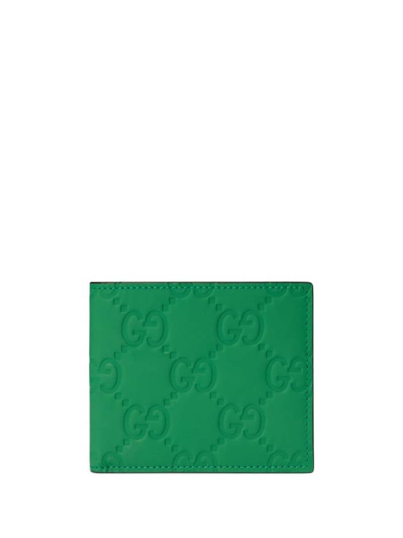 Gucci GG Supreme bi-fold wallet - Green von Gucci
