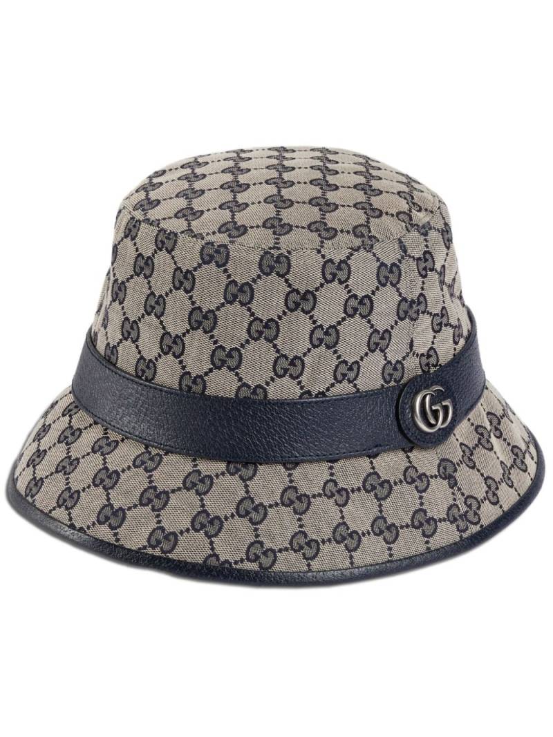 Gucci GG Supreme canvas bucket hat - Blue von Gucci