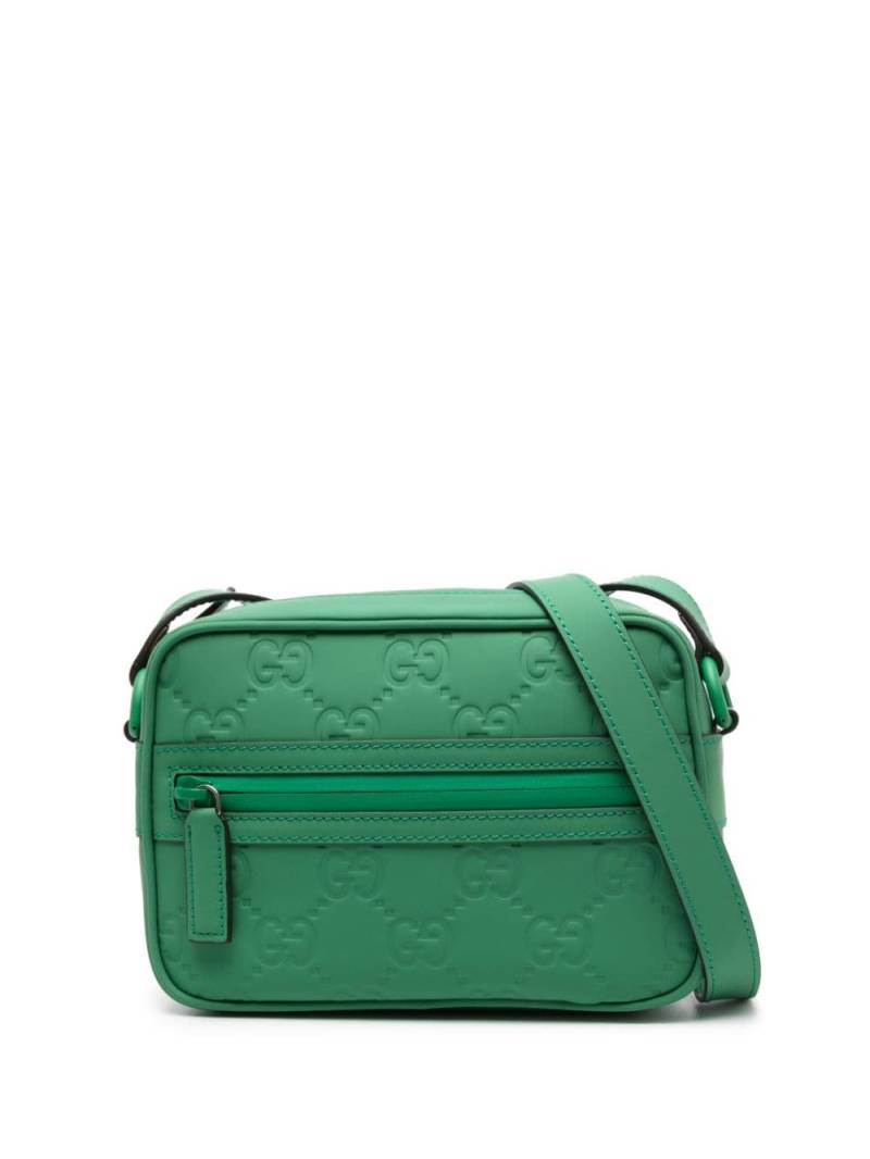 Gucci mini GG Supreme shoulder bag - Green von Gucci