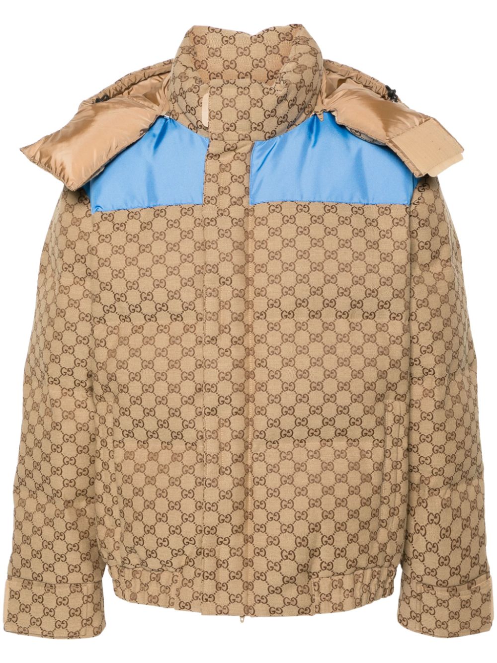 Gucci classic GG hooded jacket - Neutrals von Gucci