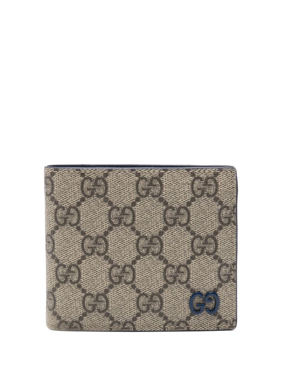 Gucci GG-canvas logo-plaque wallet - Neutrals von Gucci