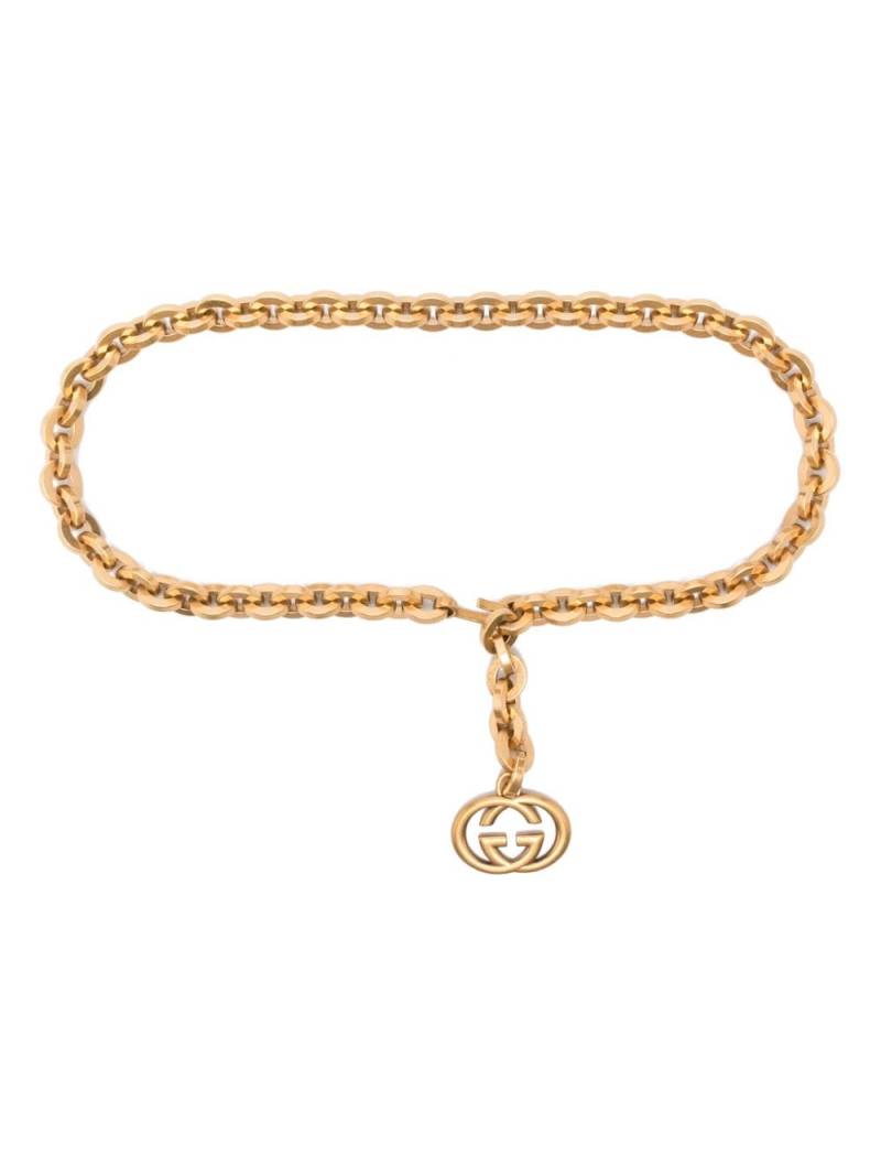 Gucci GG chain-link belt - Gold von Gucci