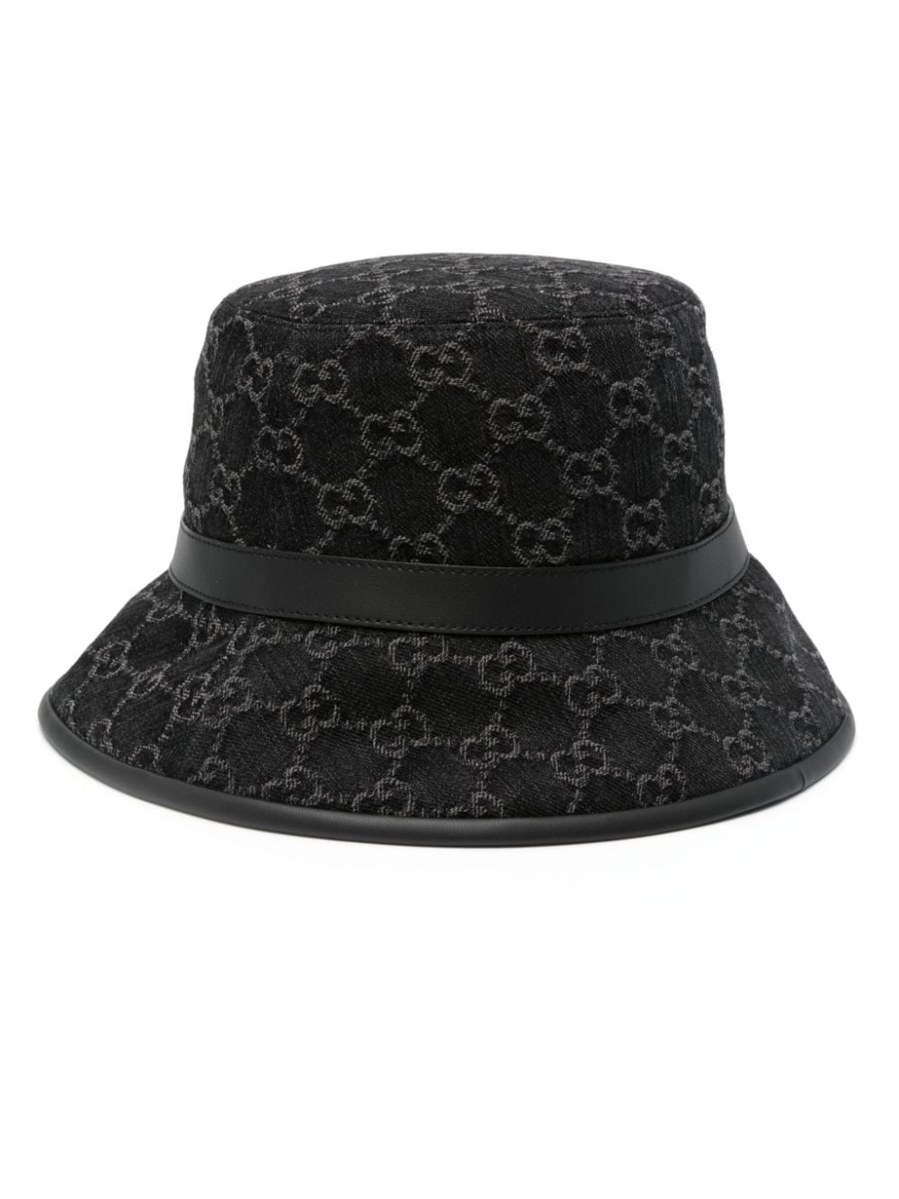 Gucci GG denim bucket hat - Black von Gucci
