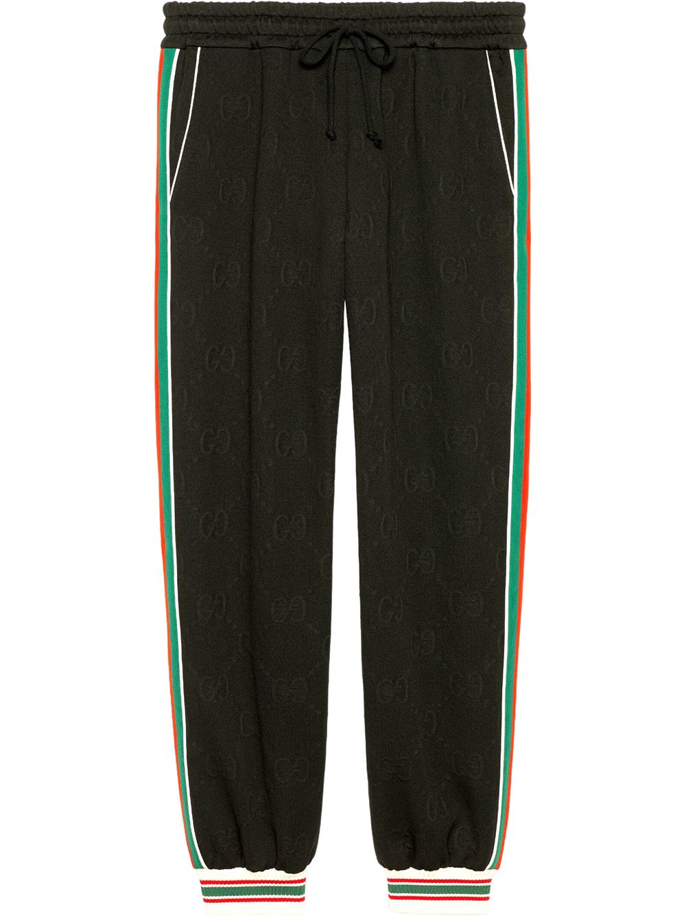 Gucci GG jacquard track pants - Black von Gucci