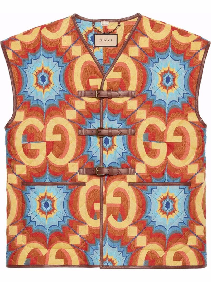 Gucci GG kaleidoscope vest - Orange von Gucci