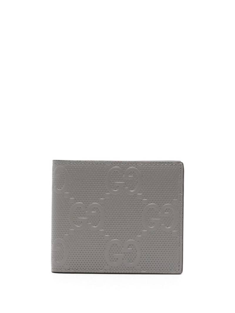 Gucci GG bi-fold leather wallet - Grey von Gucci