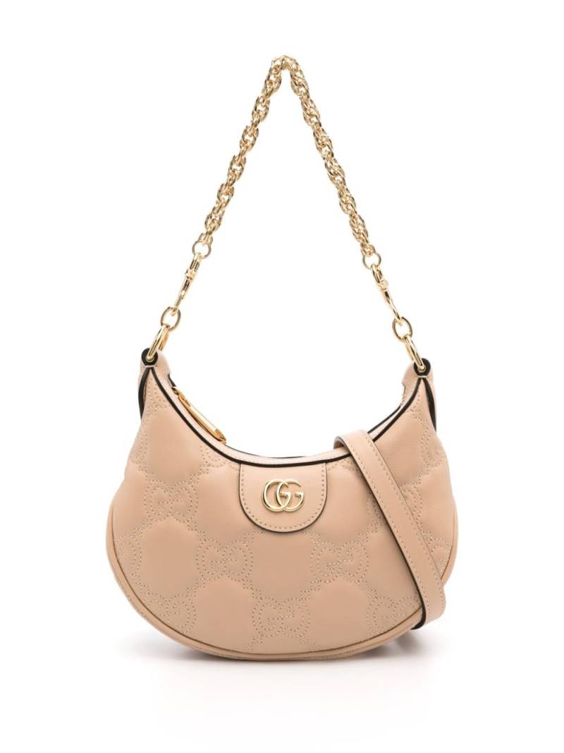 Gucci small GG matelassé shoulder bag - Pink von Gucci