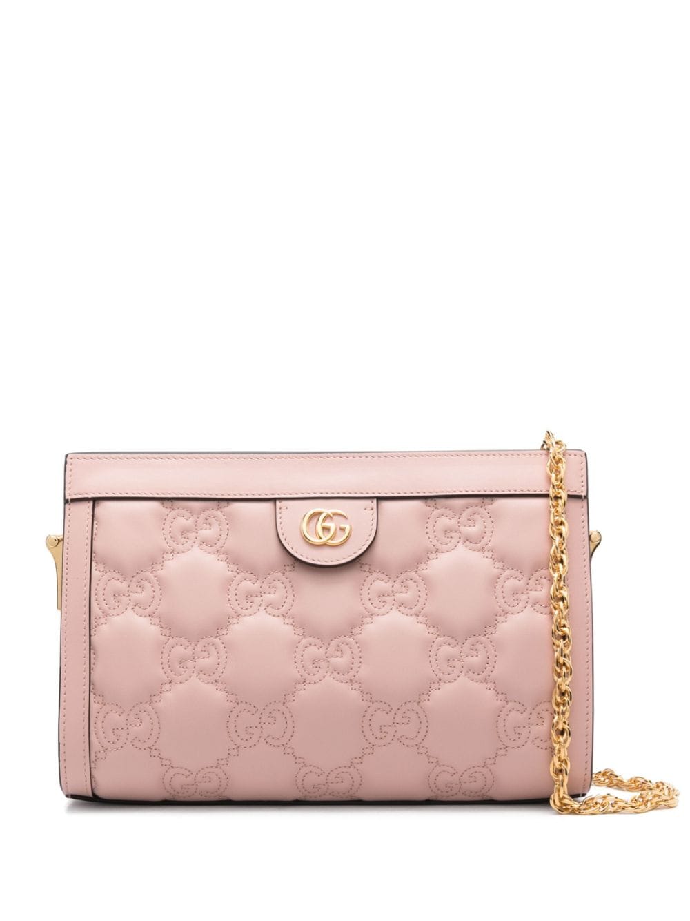 Gucci small GG matelassé shoulder bag - Pink von Gucci