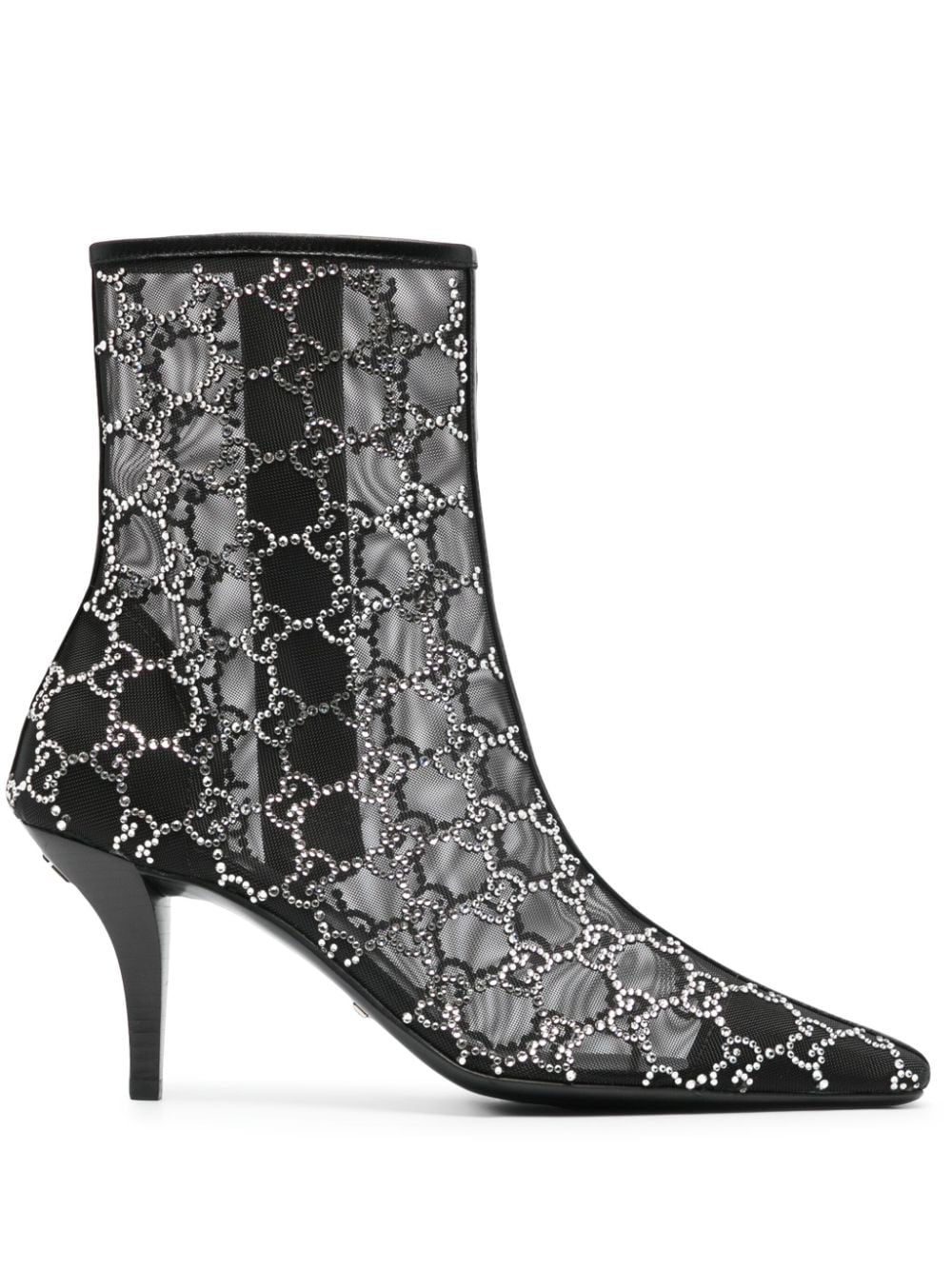 Gucci 85mm GG-motif ankle boots - Black von Gucci