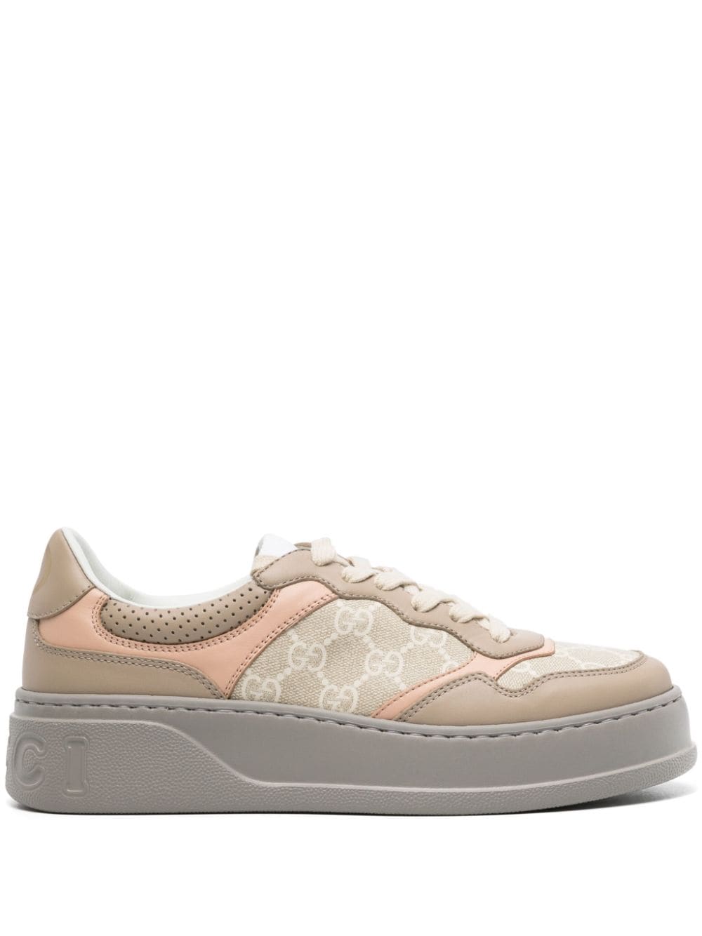 Gucci GG panelled low-top sneakers - Neutrals von Gucci