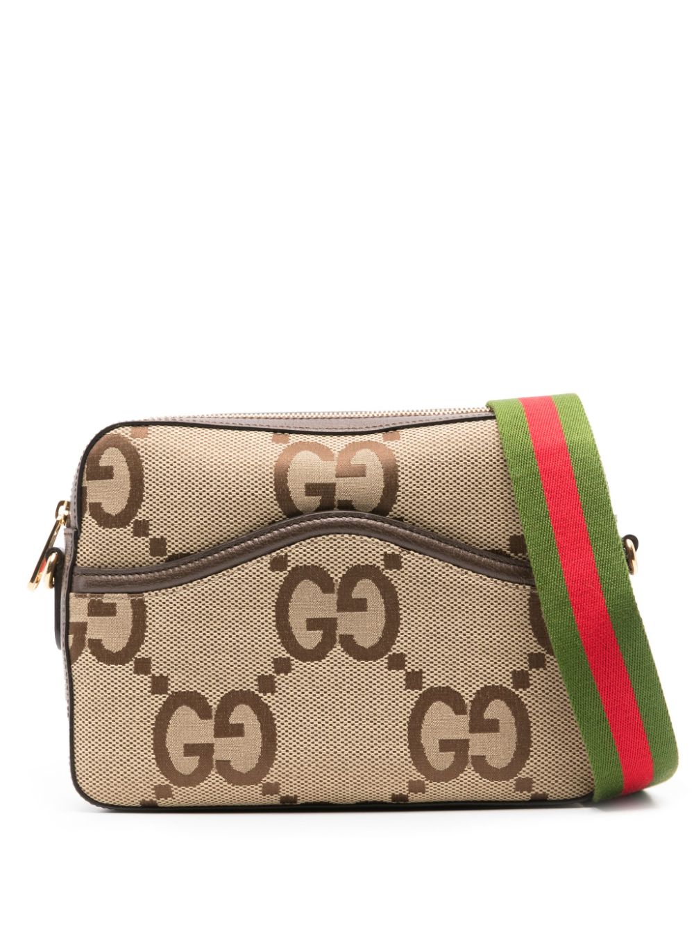 Gucci GG Supreme crossbody bag - Brown von Gucci