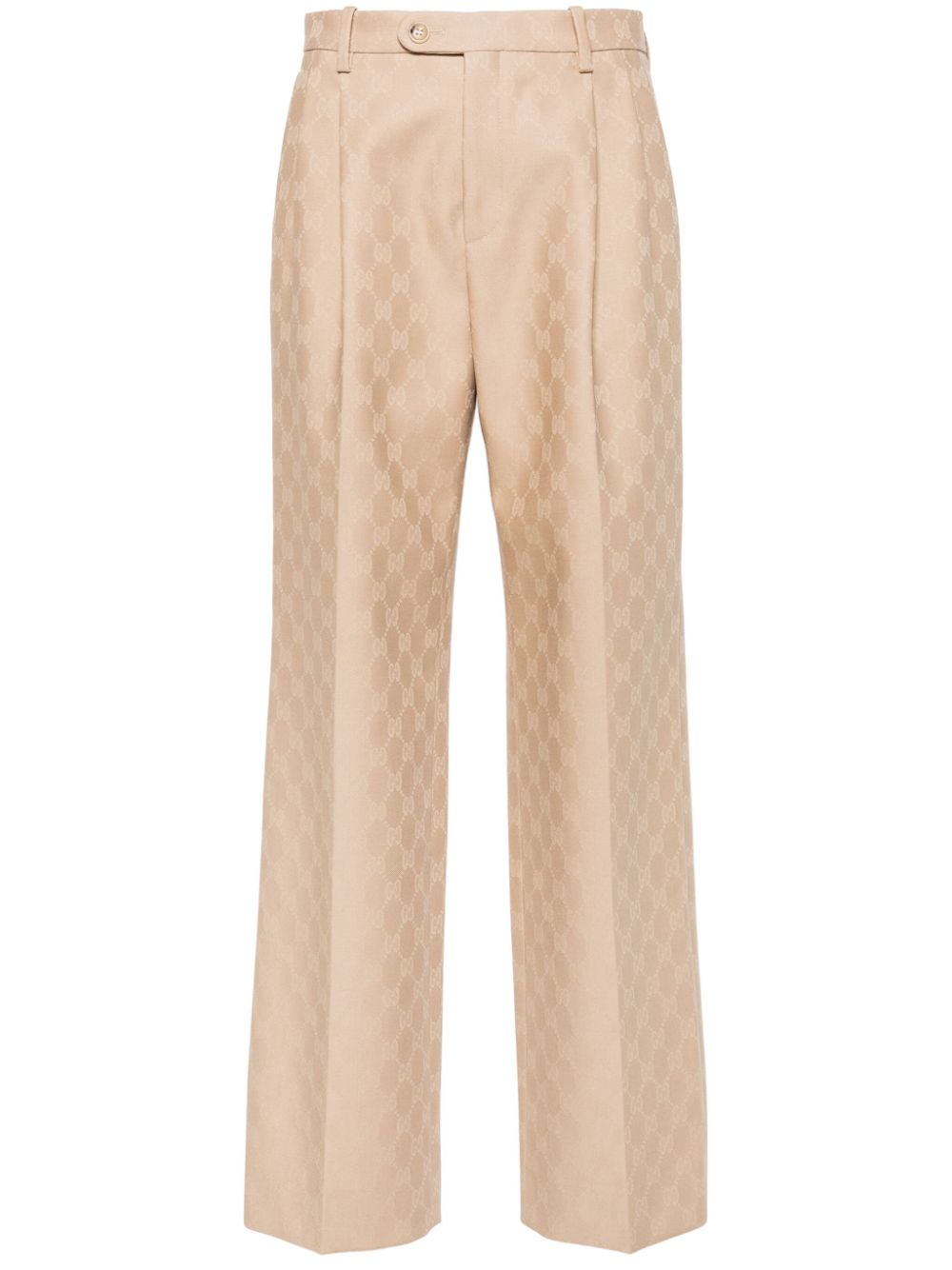 Gucci high-waist tailored wool trousers - Neutrals von Gucci