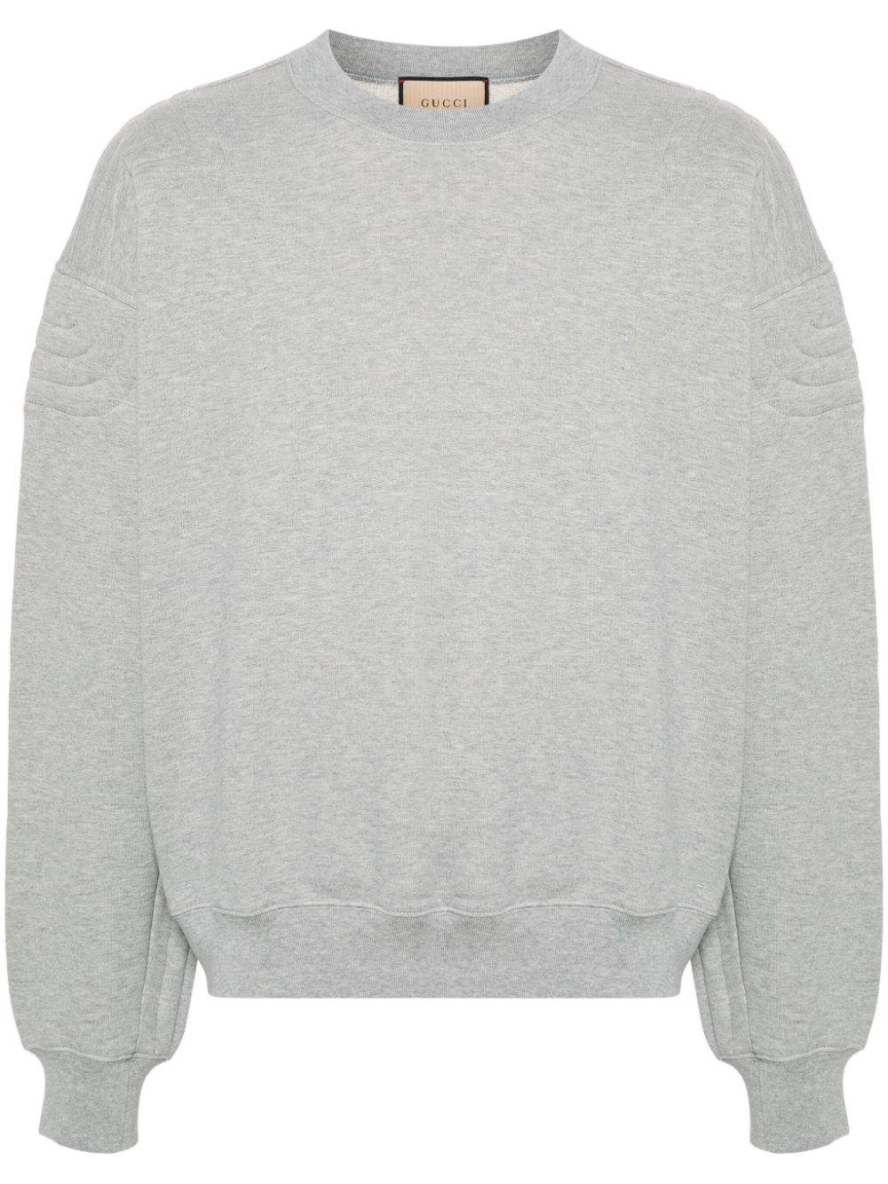 Gucci Gucci Cities felted sweatshirt - Grey von Gucci
