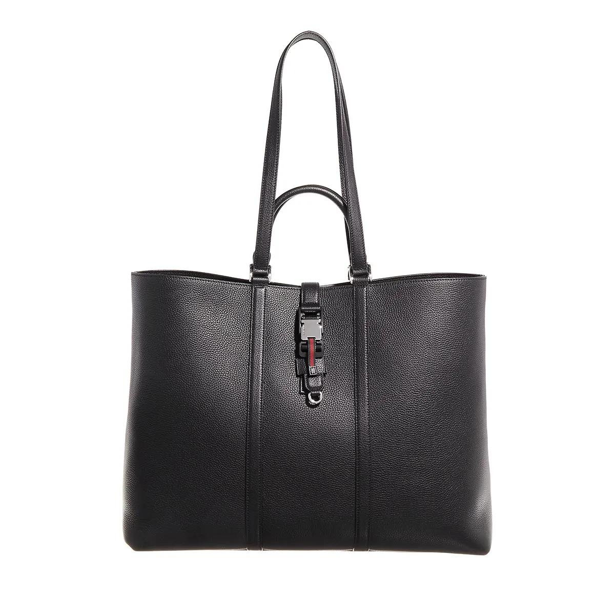Gucci Handtasche - Large Tote Bag With Web - Gr. unisize - in Schwarz - für Damen von Gucci