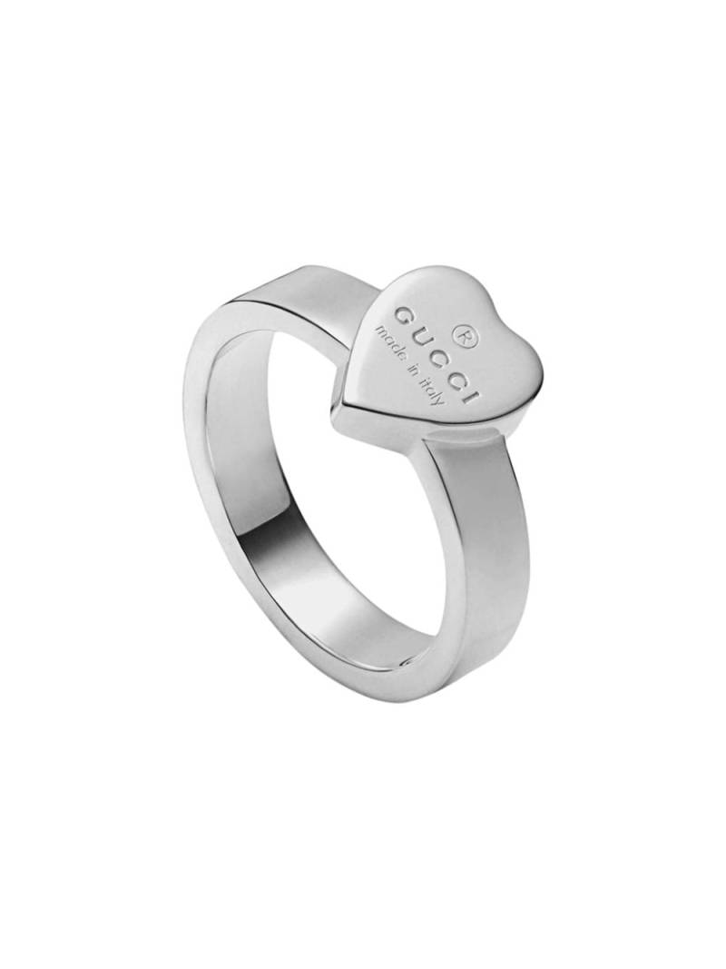 Gucci sterling silver Trademark heart ring von Gucci