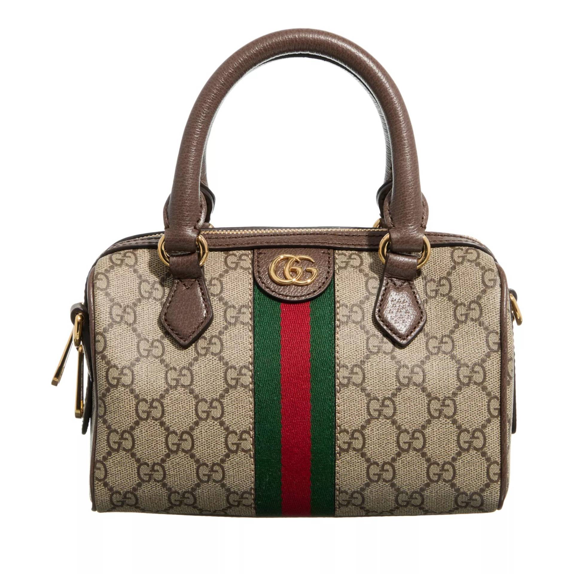 Gucci Henkeltasche - Ophidia GG Mini Top Handle Bag - Gr. unisize - in Beige - für Damen von Gucci