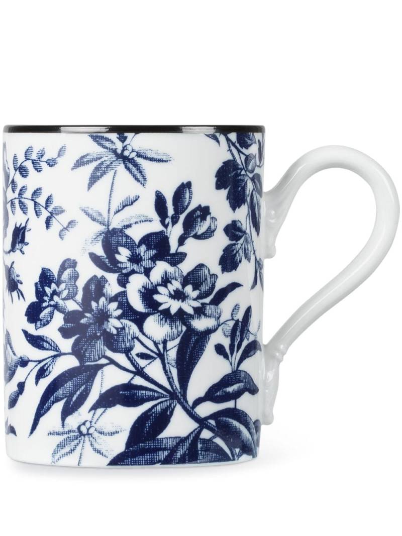 Gucci Herbarium-print porcelain mug - White von Gucci
