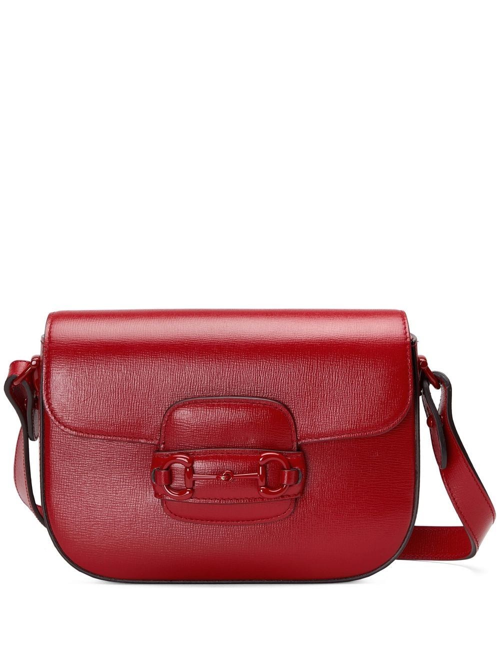 Gucci Horsebit 1955 small shoulder bag - Red von Gucci