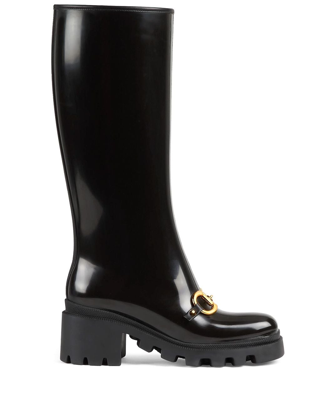 Gucci Horsebit-detail knee-high boots - Black von Gucci