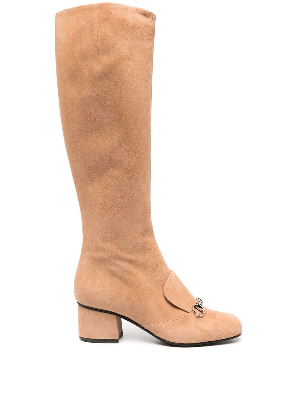 Gucci Horsebit-detail knee-length boots - Neutrals von Gucci