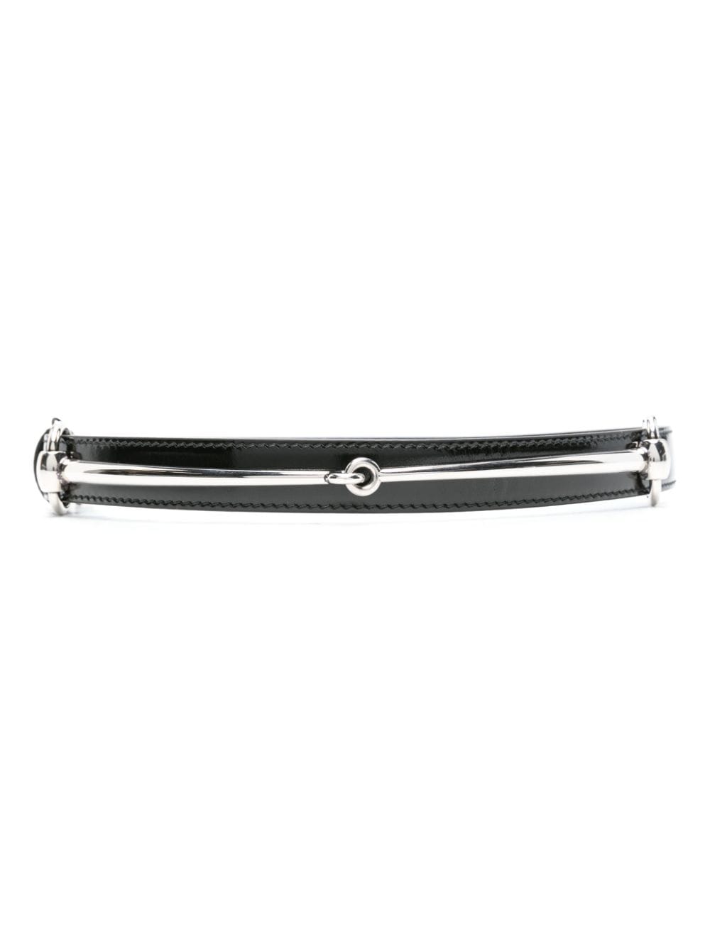 Gucci Horsebit-detail leather belt - Black von Gucci