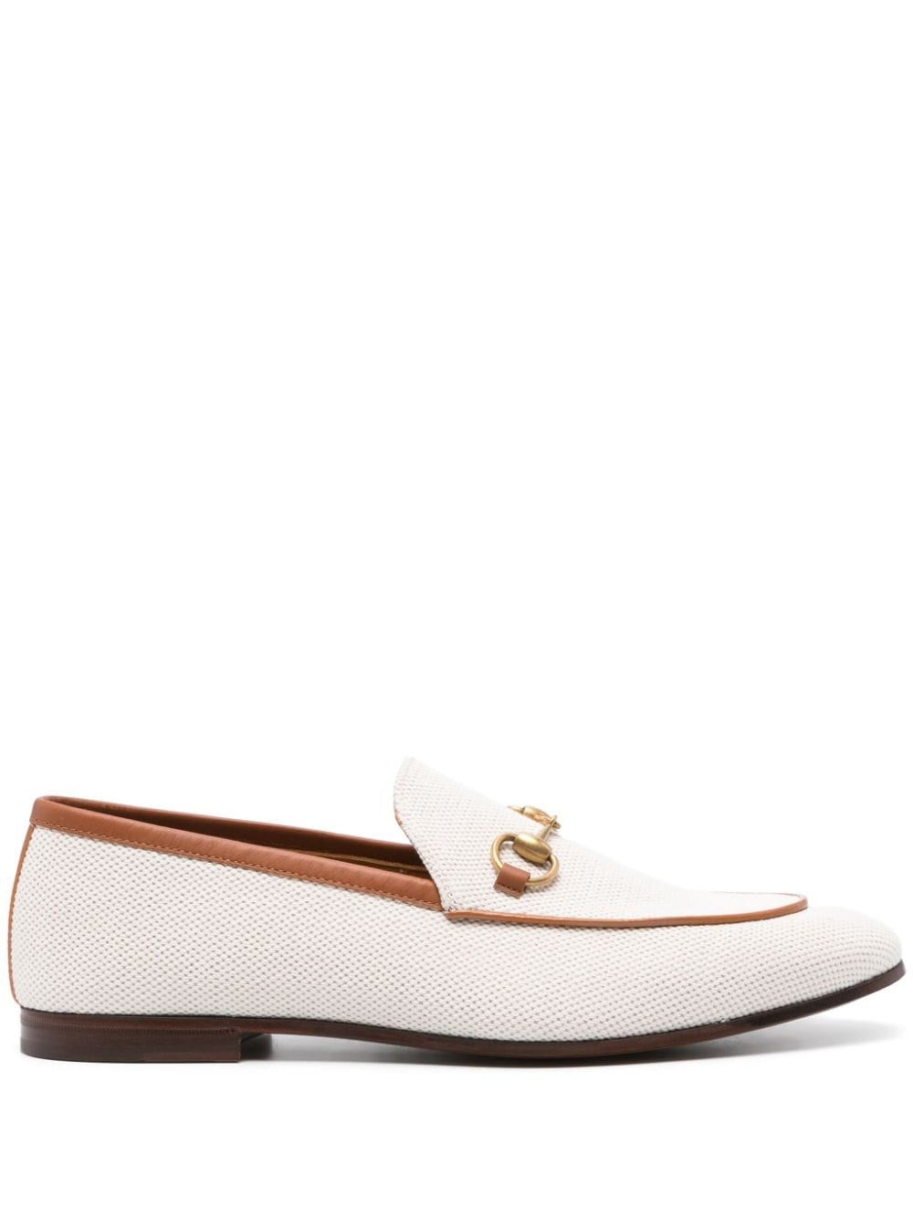 Gucci Horsebit-embellished loafers - White von Gucci