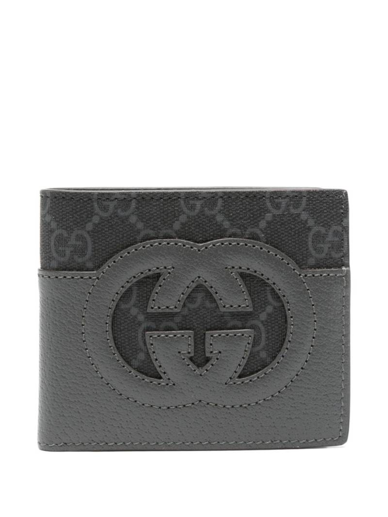 Gucci Interlocking-G bi-fold wallet - Grey von Gucci